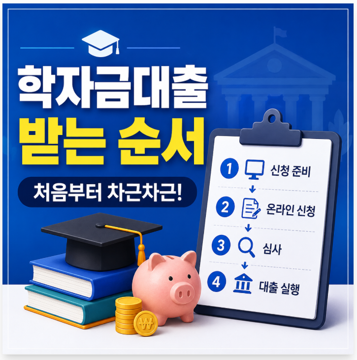 학자금대출 받는 순서, 2026년 2학기 신청부터 실행까지