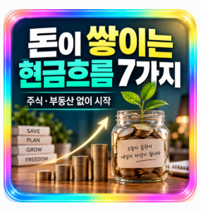 주식·부동산 없어도 돈이 쌓인다? 자산가들이 먼저 만드는 ‘현금흐름 시스템’ 7가지